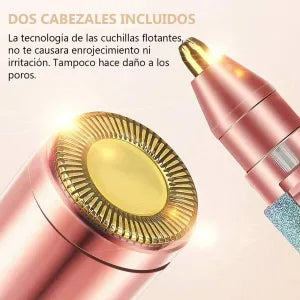 Depiladora Facial de Doble Cabezal: Depilación Rápida y Sin Dolor en Segundos