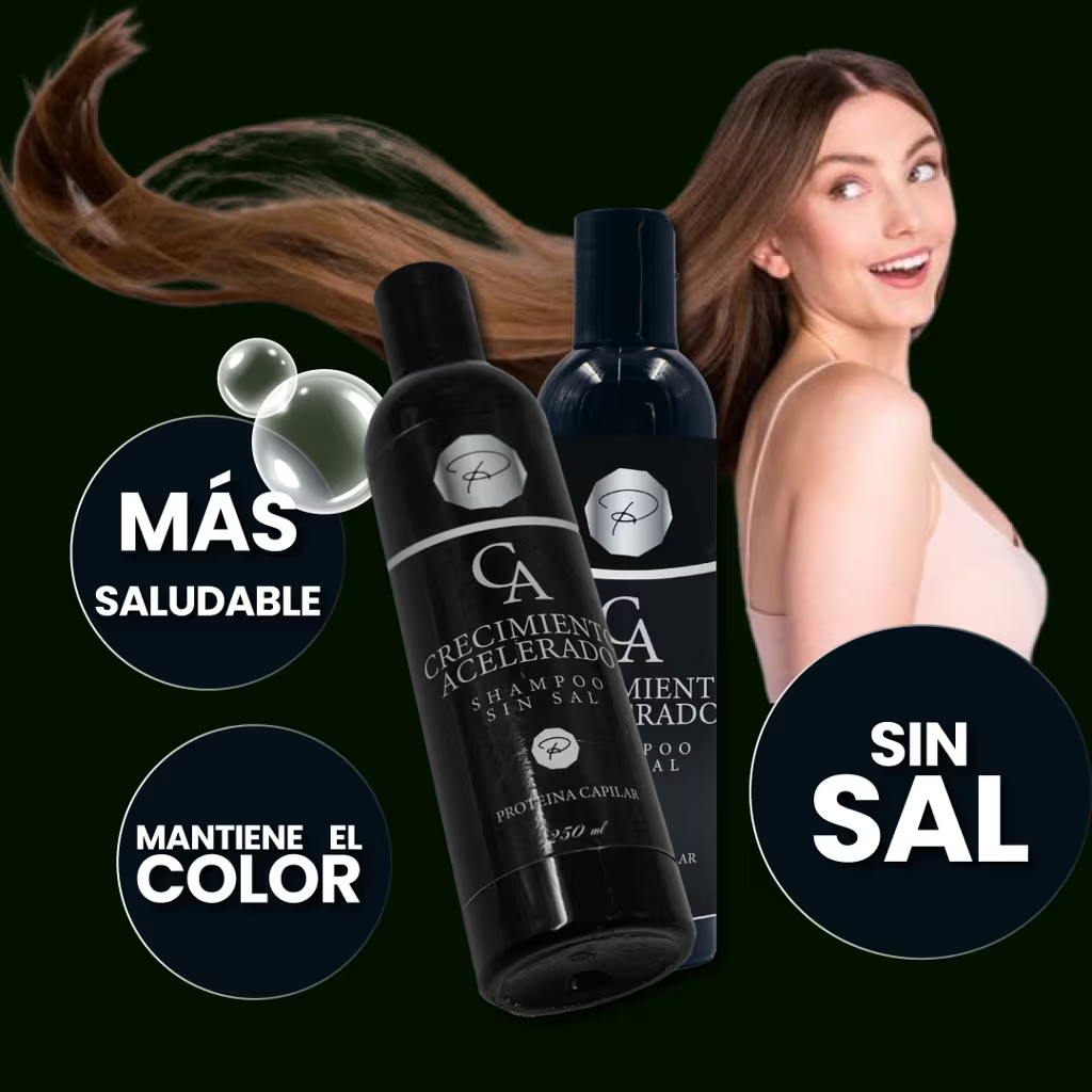 Champú Crecimiento Acelerado: Estimula el Crecimiento y Fortalece tu Cabello en Solo 30 Días